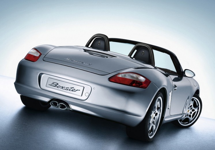 Porsche Boxster 2011, вид сзади