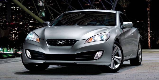 Hyundai Genesis Coupe 2010 - 2011 модельного года