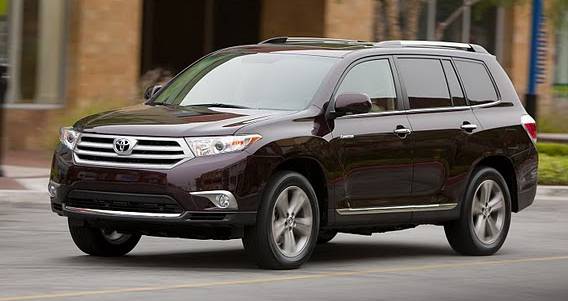 Toyota Highlander 2010 - 2011 модельного года