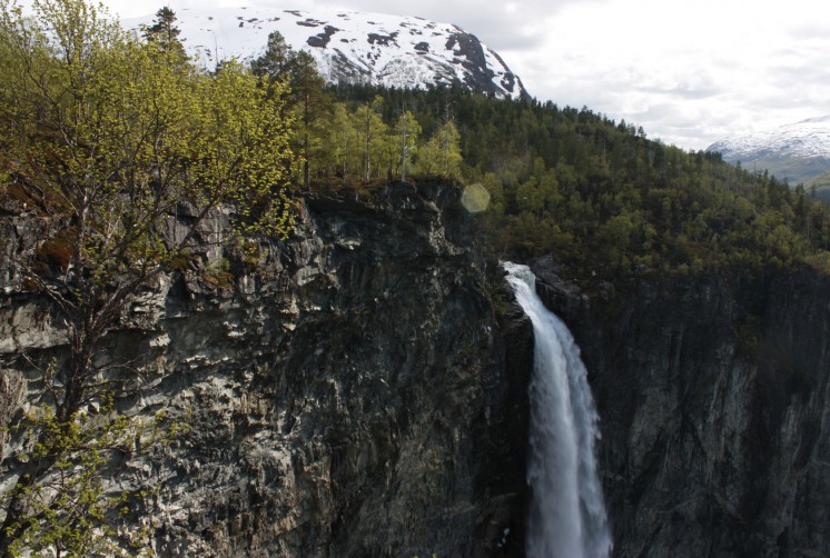 Указатель на Vettisfossen